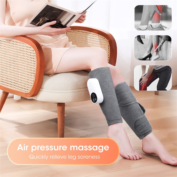 Air Wave Leg Massager With Graphene Heat Therapy factory