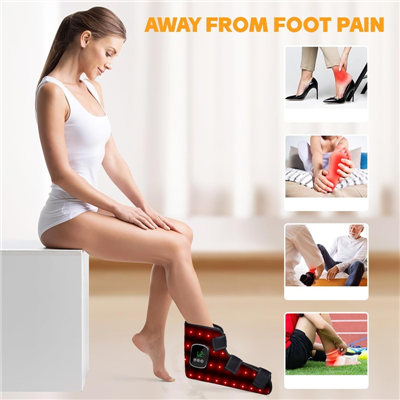 Грејане црвене инфрацрвене чизме за терапију